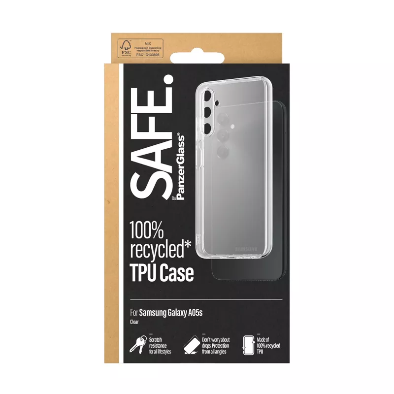 PanzerGlass SAFE. by ® TPU Case Transparent Samsung Galaxy A05s