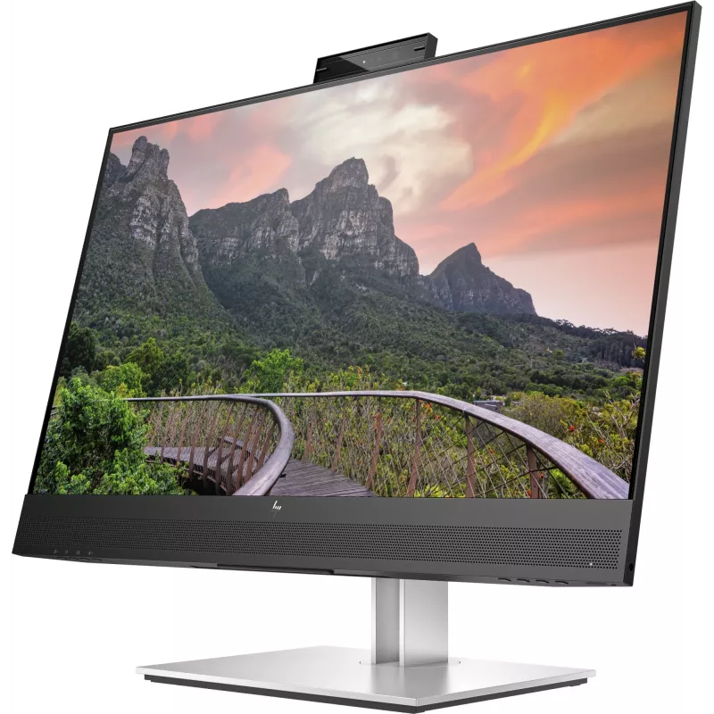 HP E27m G4 QHD USB-C Conferencing Monitor computer monitor 68.6 cm (27 inch) 2560 x 1440 pixels Quad HD LCD Black, Silver