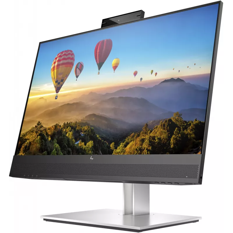 HP E24m G4 FHD USB-C Conferencing Monitor computer monitor 60.5 cm (23.8 inch) 1920 x 1080 pixels Full HD Black, Silver
