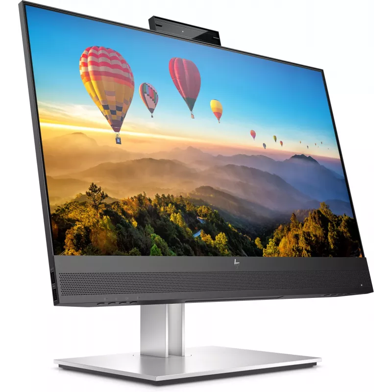 HP E24m G4 FHD USB-C Conferencing Monitor computer monitor 60.5 cm (23.8 inch) 1920 x 1080 pixels Full HD Black, Silver
