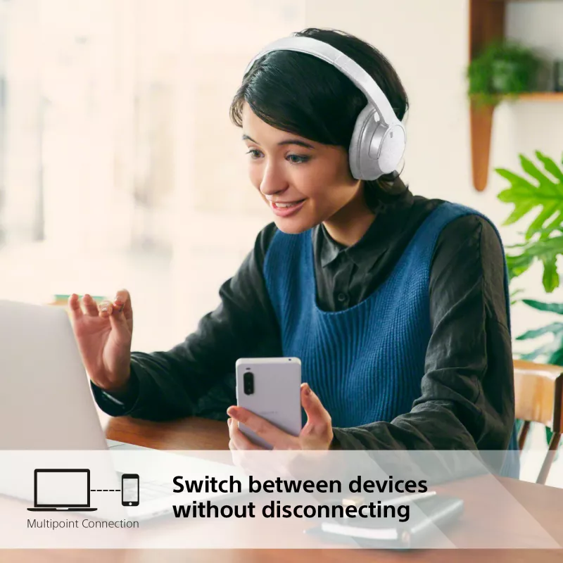 Sony WH-CH720 Headset Wired & Wireless Head-band Calls/Music USB Type-C Bluetooth White