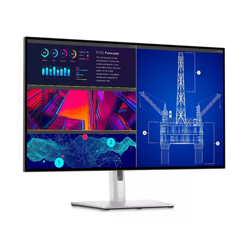 Monitor DELL UltraSharp 32 4K USB-C Hub Monitor 31.5 inch LCD 3840 x 2160
