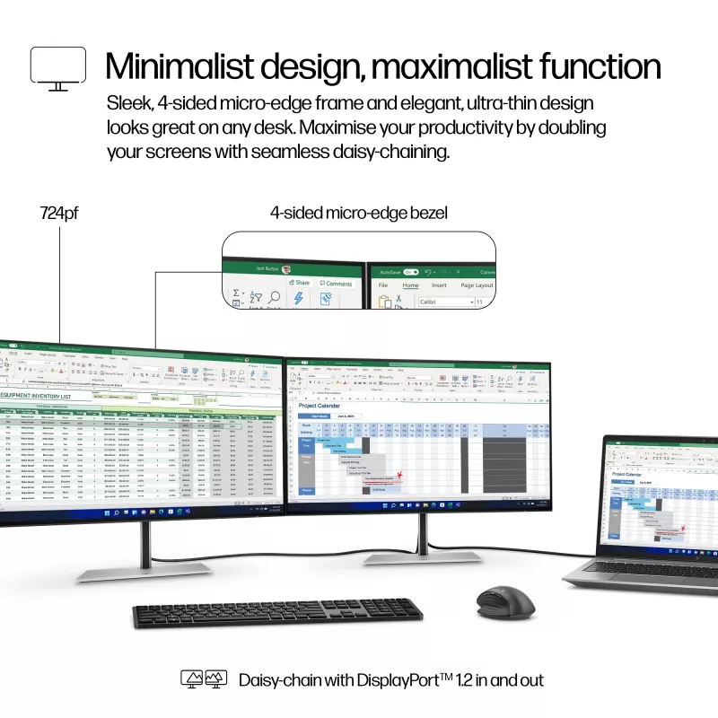 Monitor HP Series 7 Pro 23.8 inch FHD LCD 1920x1080