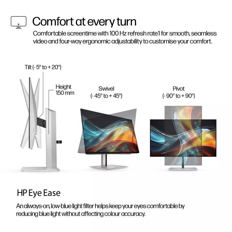 Monitor HP Series 7 Pro 23.8 inch FHD Display 1920 x 1080