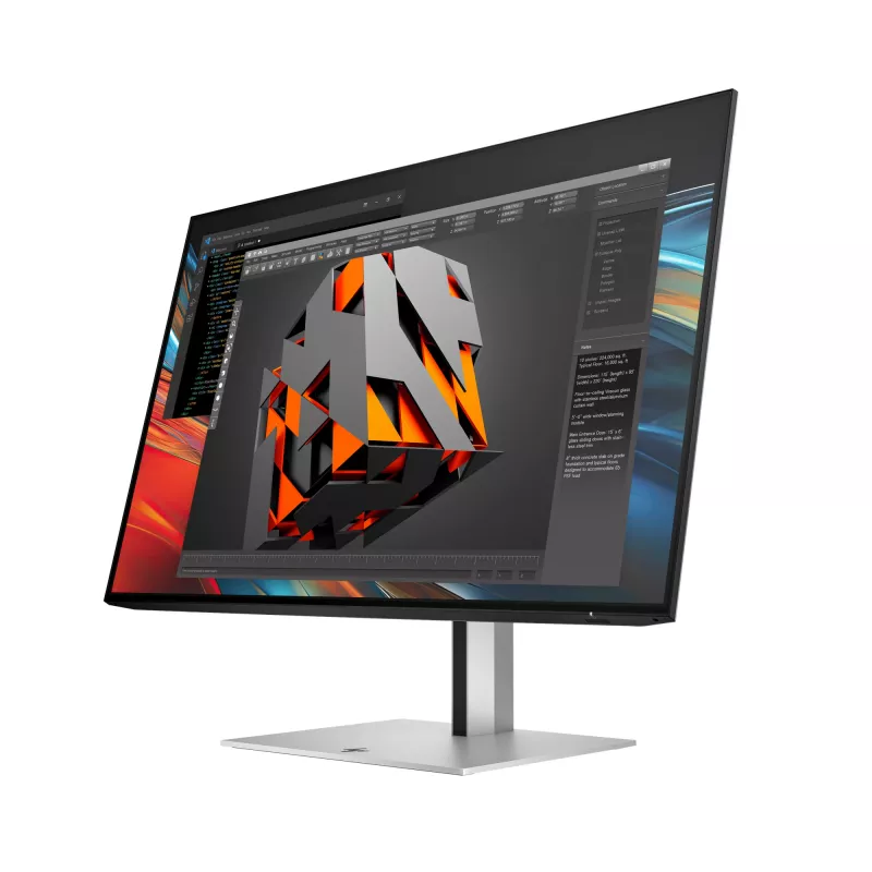 HP Series 7 Pro 24 inch WUXGA Monitor - 724pn PVC Free, 61 cm (24 inch), 1920 x 1200 pixels, WUXGA, LCD, 5 ms, Silver