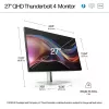 Monitor HP Series 7 Pro 27 inch QHD Thunderbolt 4 2560 x 1440