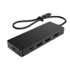 USB-C Travel Hub G3 — HP, USB 3.2 Gen 2 Type-C host, HDMI, USB-A, PD up to 65W, 116×41.9×14.5 mm