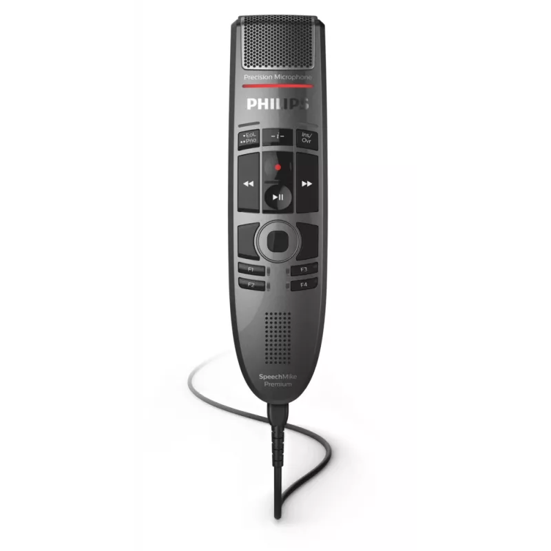 Microphone Philips SpeechMike Premium Touch Black Unidirectional USB Wired -37 dB
