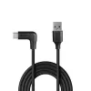 Lindy 1.5m USB 3.2 Type A to C Cable, 90° Right Angle, 10Gbps