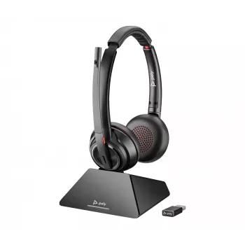 HP Poly Savi 8220 UC Microsoft Teams Certified DECT 1880-1900 MHz USB-A Headset