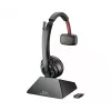 HP Poly Savi 8210 Monaural DECT 1880-1900 MHz Top +Charging Cradle