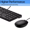 Wired Keyboard and Mouse Combo HP 320MK — USB, Membrane Keyboard, Black