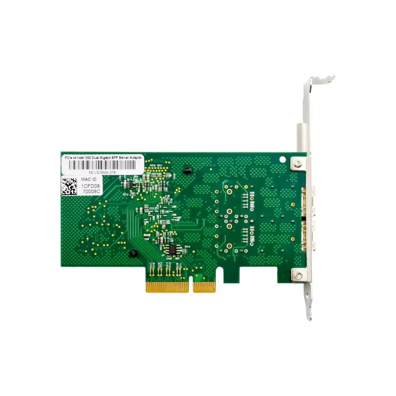 PCIe x4 Network Adapter MicroConnect MC-PCIEX4-I350-F2 with Intel I350 chipset, dual-port