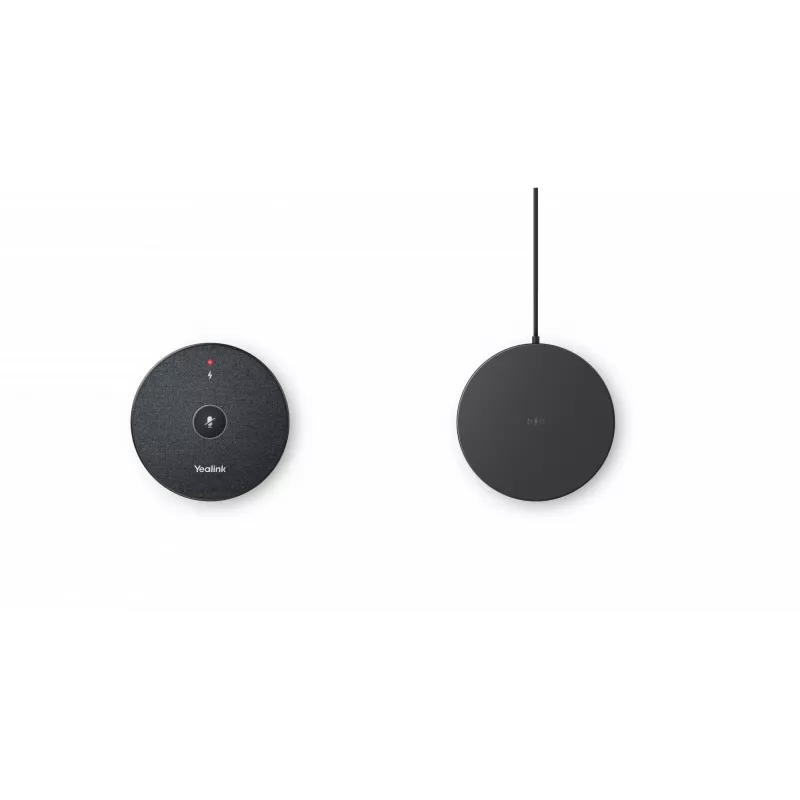 Yealink VCM36, Microphone, Black, Desk, 6 m, Yealink, Wireless