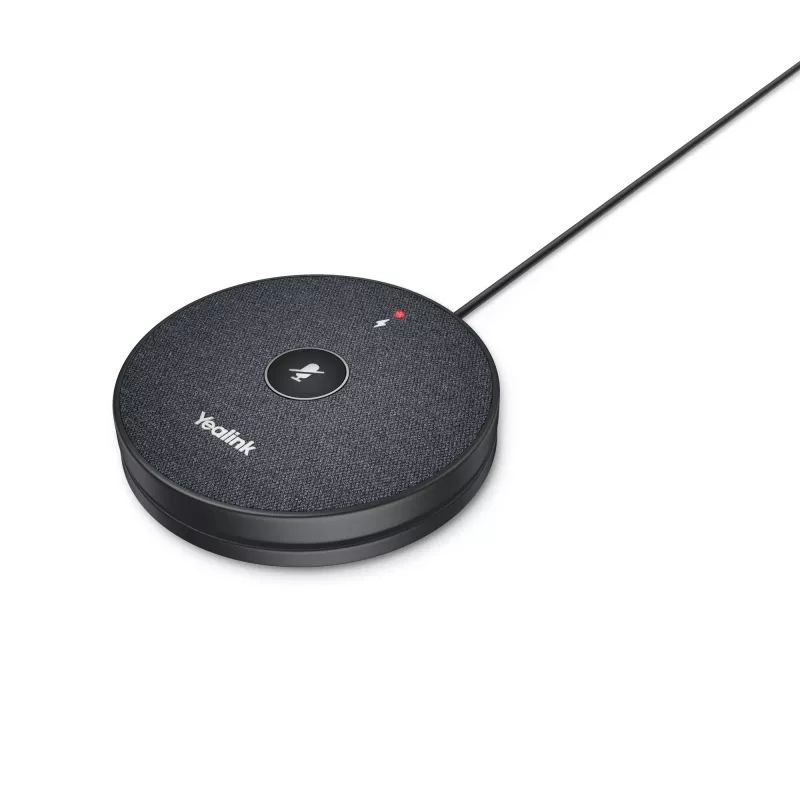 Yealink VCM36, Microphone, Black, Desk, 6 m, Yealink, Wireless