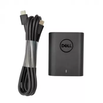 Power adapter/inverter Dell DCWV3 60 W, 100–240 V input, 1 m cable, black