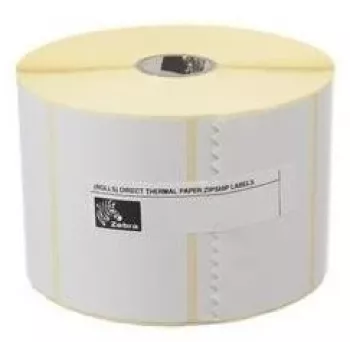 Self-adhesive paper printer labels Zebra 3010789-T — 9 cm x 5.3 cm, white, 1,280 labels/roll, 25.4 mm core