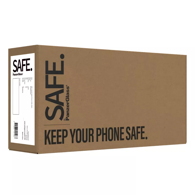 PanzerGlass SAFE. by ® TPU Case iPhone 12 Mini | Black | Bulk