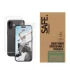 Clear screen protector bundle PanzerGlass SAFE. by ® for iPhone 16 — tempered glass + PET + silicone, transparent, 50 pcs