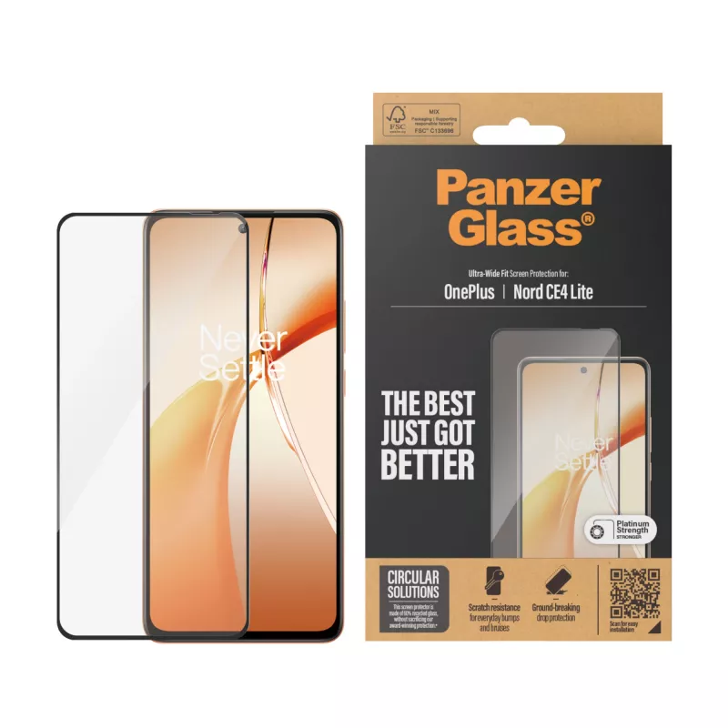 PanzerGlass ® Screen Protector OnePlus Nord CE4 Lite | Ultra-Wide Fit