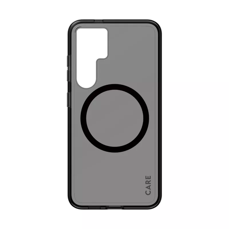 PanzerGlass CARE™ by ® Urban Combat Case Smokey w. Black Qi Compatible Samsung Galaxy S24