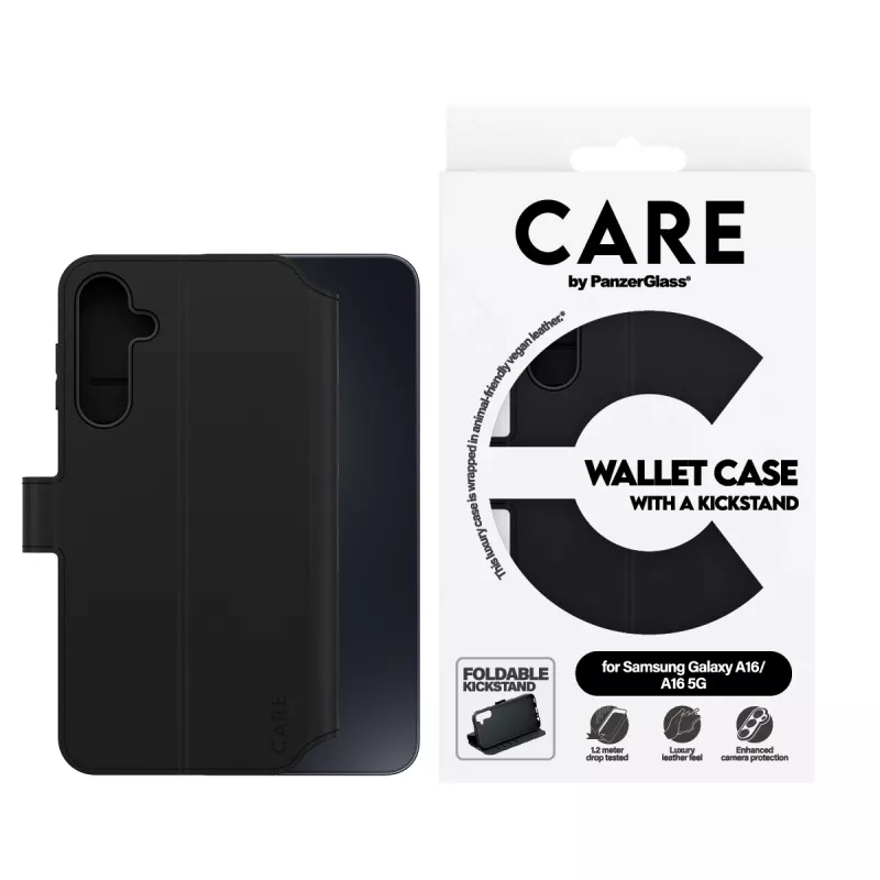 PanzerGlass CARE™ by ® Wallet Case w. Kickstand Samsung Galaxy A16 4G | A16 5G