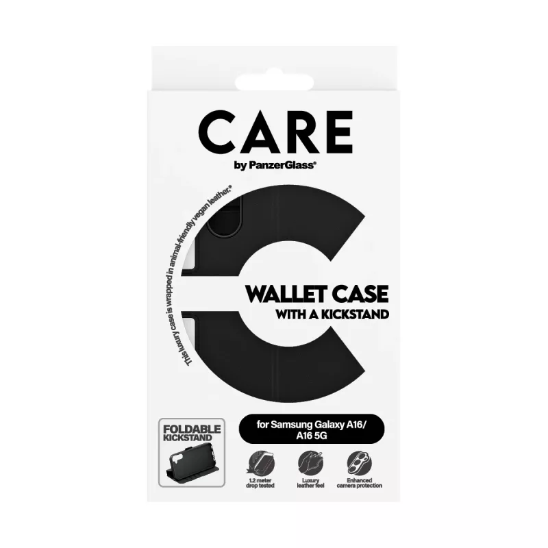 PanzerGlass CARE™ by ® Wallet Case w. Kickstand Samsung Galaxy A16 4G | A16 5G