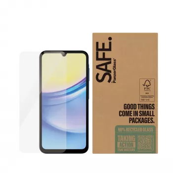 PanzerGlass SAFE. by ® Screen Protector Samsung Galaxy A16 | A16 5G | Ultra-Wide Fit