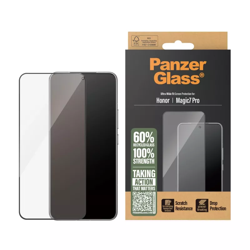 PanzerGlass ® Screen Protector Honor Magic7 Pro | Ultra-Wide Fit