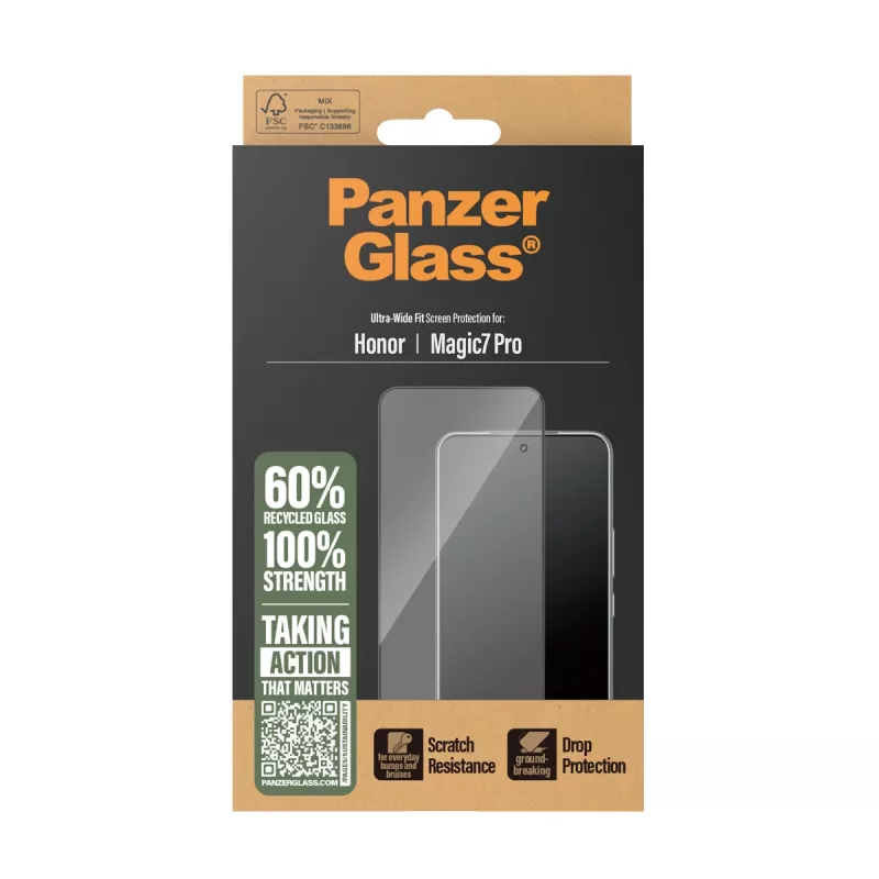 PanzerGlass ® Screen Protector Honor Magic7 Pro | Ultra-Wide Fit
