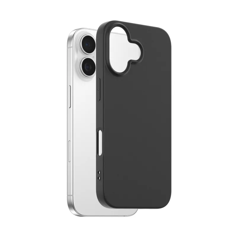 TPU Case PanzerGlass SAFE. for iPhone 17 — Black, shock-absorbing protective cover