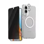 PanzerGlass protective kit Flagship 3-in-1: case, privacy tempered glass, camera lens cover for Samsung Galaxy S25 Edge
