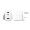 PanzerGlass empower™ by ® Turbo 70W Multiple Charger incl. 2 x USB-C + USB-A | UK Plug | Silver White