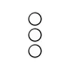Camera Lens Protector PanzerGlass Hoops Transparent for Samsung Galaxy Z Fold7 (Tempered Glass, Silicone)
