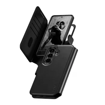 PanzerGlass CARE 2-in-1 Wallet Case with Qi for Samsung Galaxy S26, transparent cover