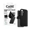 PanzerGlass CARE 2-in-1 Wallet Case with Qi for Samsung Galaxy S26, transparent cover
