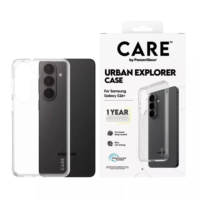 PanzerGlass CARE™ by ® Urban Explorer Case Transparent Samsung Galaxy S26+