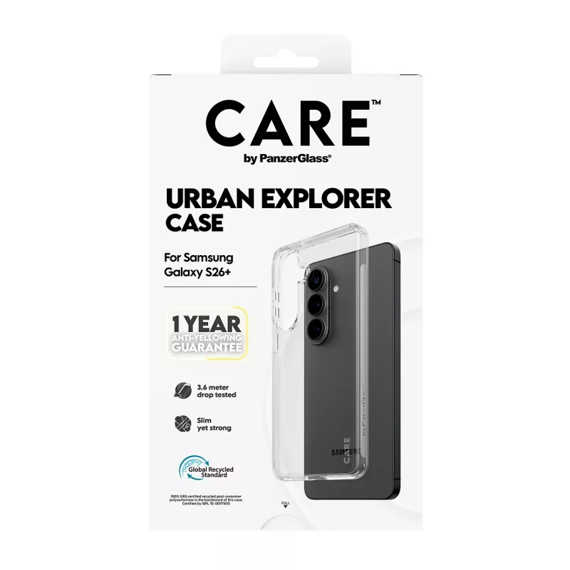 PanzerGlass CARE™ by ® Urban Explorer Case Transparent Samsung Galaxy S26+