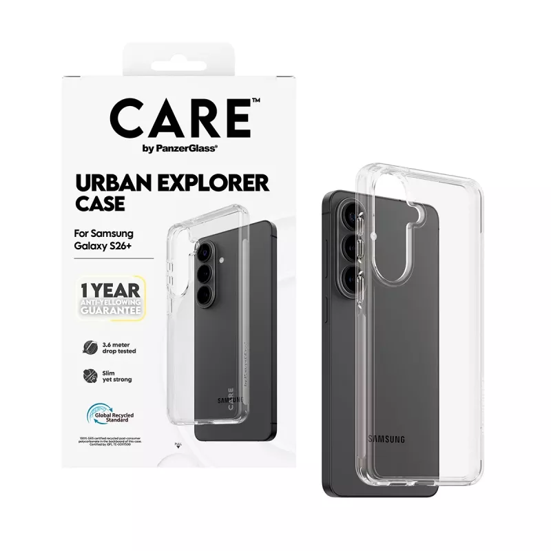 PanzerGlass CARE™ by ® Urban Explorer Case Transparent Samsung Galaxy S26+