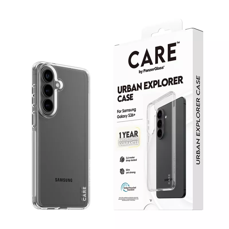 PanzerGlass CARE™ by ® Urban Explorer Case Transparent Samsung Galaxy S26+