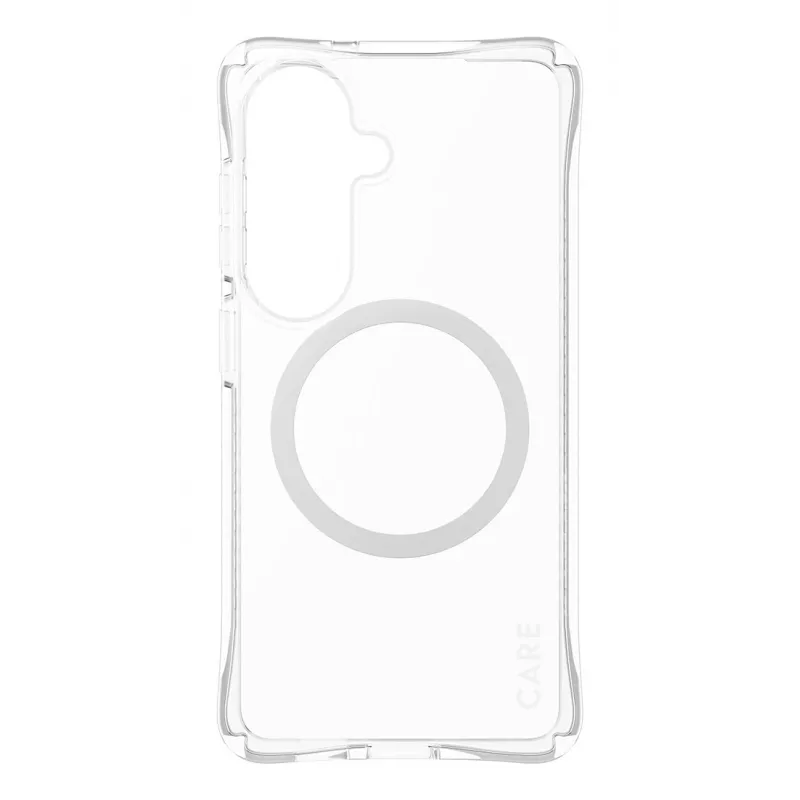 Protective Phone Case PanzerGlass CARE Samba Transparent with White Qi for Samsung Galaxy S26