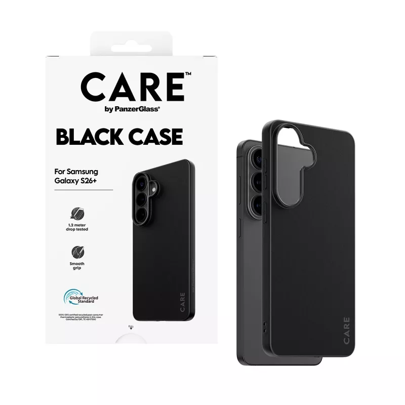 TPU Cover case for Samsung Galaxy S26+ by PanzerGlass CARE™ — Black