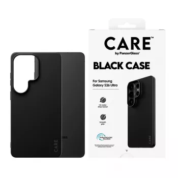 TPU Cover case PanzerGlass CARE™ for Samsung Galaxy S26 Ultra — Black