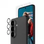 PanzerGlass screen protector bundle for Samsung Galaxy S26 — Hoops 2-in-1 Ultra-Wide Fit, tempered glass + PET/silicone layers
