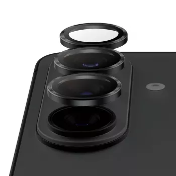 Camera Lens Protector PanzerGlass Hoops Ceramic II for Samsung Galaxy S26 / S26+, tempered glass, silicone, transparent
