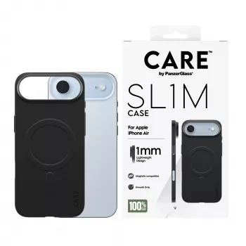Protective phone case PanzerGlass CARE SL1M with MagSafe for Apple iPhone Air, Black
