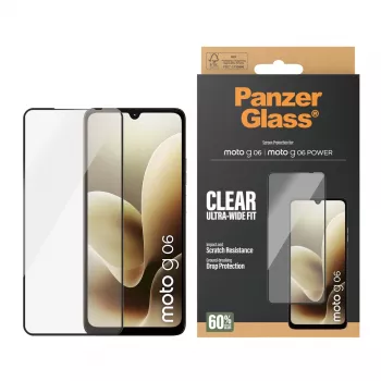 PanzerGlass ® Screen Protector Motorola Moto G06 | Moto G06 POWER | Ultra-Wide Fit