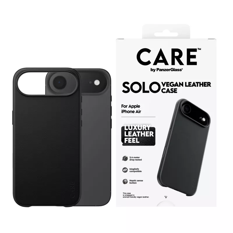 Protective Cover Case PanzerGlass CARE Solo for Apple iPhone Air, Black