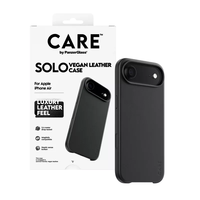Protective Cover Case PanzerGlass CARE Solo for Apple iPhone Air, Black