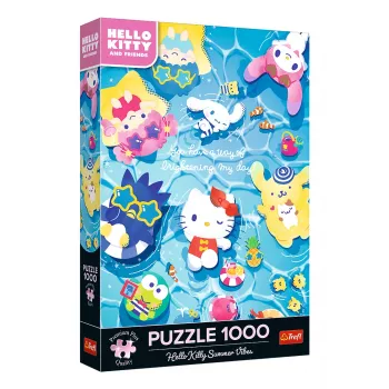Jigsaw Puzzle TREFL Hello Kitty Summer Relaxation — 1000 pieces (model 12067)